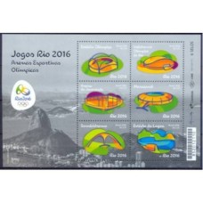 BL-192 - UPAEP/ARENAS OLÍMPICAS RIO 2016 - MINT - RHM R$ 75,00 (15 UFs x R$ 5,00)