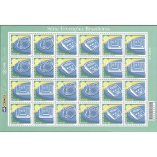 C-2581/2583 - MINT - 2004 - FOLHA COMPLETA COM 24 SELOS - INVENÇÕES BRASILEIRAS