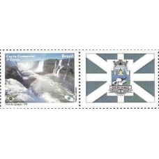 C-2996 - 2010 - MINT -  SELO - FOZ DO IGUAÇU - SELO - VINHETA BANDEIRA DO ESTADO (PR)