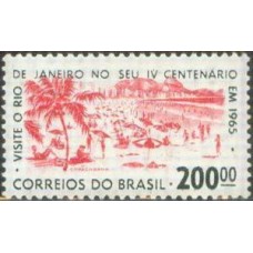 C-0517Y - IV CENTENARIO DO RJ - 1965 - MARMORIZADO - NOVO - GOMADO