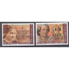 URUGUAY - Y 1759/1760 (1998) TEMA AMÉRICA UPAEP MULHERES CELEBRES - SÉRIE 2 SELOS MINT