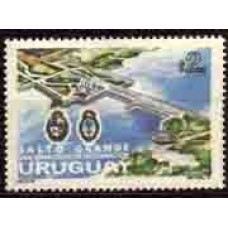 URUGUAY - ANO 1979 REPRESA DE SALTO GRANDE ENTRE URUGUAY E ARGENTINA - SELO MINT