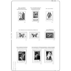 1971 - Suplemento 1971 do Álbum de Selos do Brasil Classic Plus (3 folhas)