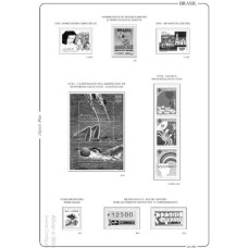 1993 - Suplemento 1993 do Álbum de Selos do Brasil Classic PLUS (6 folhas)
