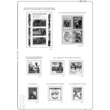 1996 - Suplemento 1996 do Álbum de Selos do Brasil Classic PLUS (5 folhas)