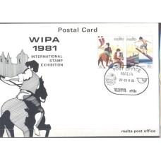 MALTA - 1981 - WIPA - MÁXIMOS POSTAIS