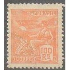 R-213 - 1923 - FILIGRANA "ESTADOS UNIDOS DO BRASIL" (E) - CARIMBADO - SEM GOMA - RHM R$ 10,00 (2 UFs X R$ 5,00)