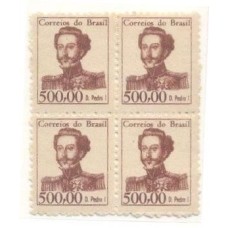 R-524 - VULTOS CÉLEBRES  - DOM PEDRO I - MINT - QUADRA - GOMADA - RHM R$ 1.500,00 (300 UFS X R$ 5,00)