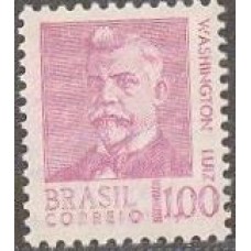 R-535 - 1968 - ANTIGOS PRESIDENTES DA REPÚBLICA - WASHINGTON LUIZ - NOVO - GOMADO - RHM R$ 225,00 (45 UFs X R$ 5,00)