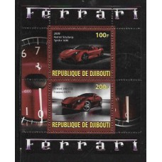 DJIBUTI - 2009 - CARROS/FERRARI