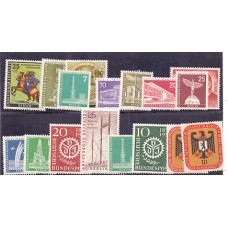 ALEMANHA BERLIN - ANO COMPLETO 1956 - 25 SELOS  - MINT - MICHEL 106,70 EUROS