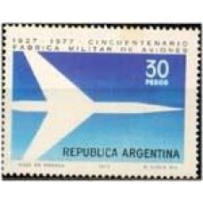 ARGENTINA - ANO 2013 ARGENTINA Y1104 - CINQUENTENÁRIO DA INDÚSTRIA AERONÁUTICO MILITAR 1977